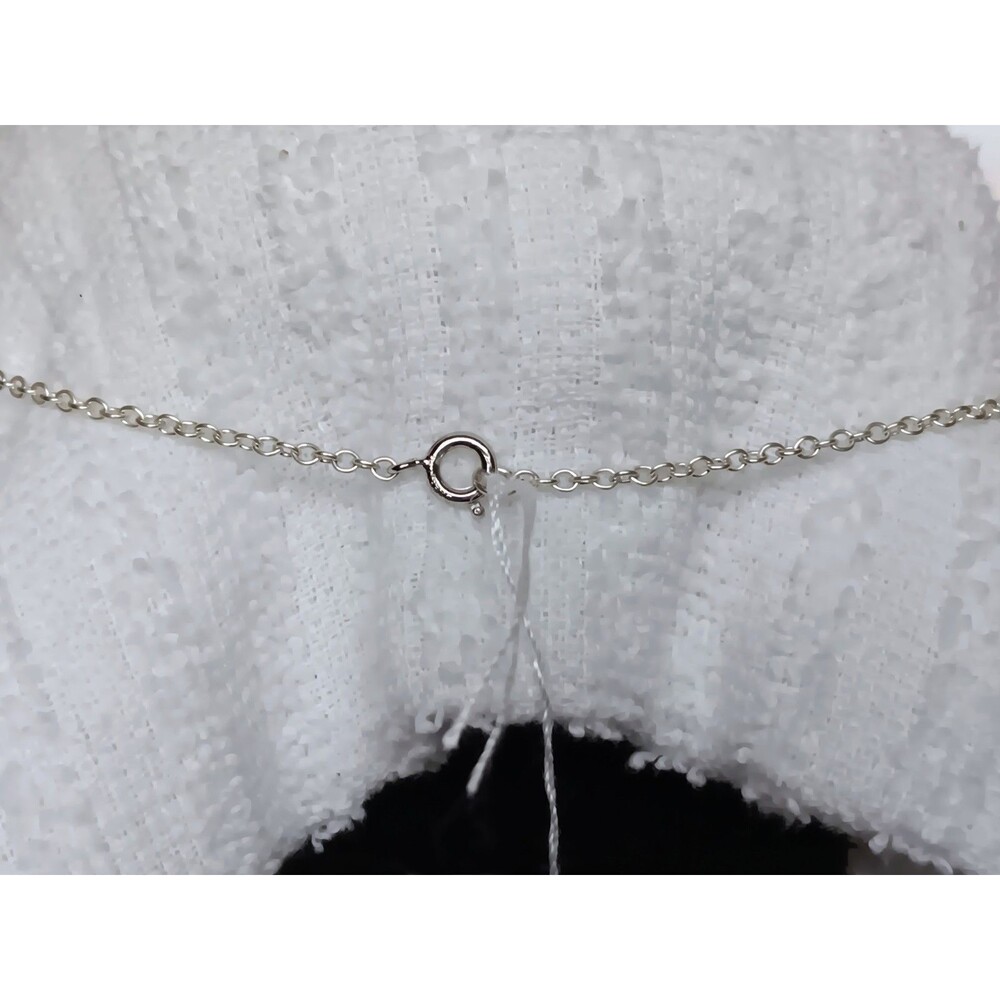 Vintage 925 Sterling Silver Real Holly Leaf Dipped Pendant Necklace 20 in/4.88g - Picture 3 of 9